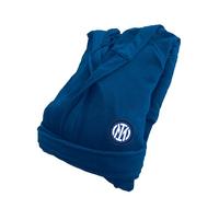 hermet Accappatoio Premium Inter in Scatola, Accappatoio Knitted Tinta Unita con Logo, Blu, Prodotto Ufficiale