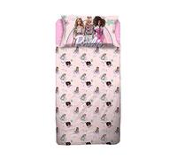Lenzuola Barbie Completo Letto Singolo Set 3 pezzi puro cotone 100%