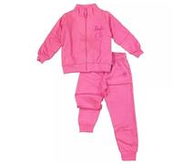hermet Barbie, Tuta Casa in Felpa Garzata, Pigiama Homewear Bambina, con Zip, Pantalone + Felpa