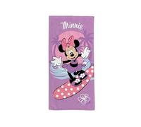 hermet, Disney, Telo Mare Minnie, 70x140 cm, Asciugamano da Spiaggia o Piscina, 100% Morbido Cotone, Pratico e Leggero