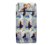 hermet Frozen/Completo Lenzuolo Singolo / 1 Piazza / 100% Cotone/Disney/Prodotto Ufficiale