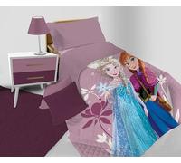 hermet Frozen, Copriletto Trapuntato Letto Singolo Primaverile Per Bambini, Trapunta Primaverile letto singolo, Copriletto Mezza Stagione Tapuntato, 100% Microfibra, Prodotto Ufficiale