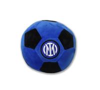 hermet Inter, Cuscino Palla Morbido Diametro 22 cm, Cuscino Rotondo Arredamento, Nero Blu, Prodotto Ufficiale