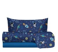 hermet Jolly Set Lenzuola Letto Singolo Spazio 100% Cotone Lenzuolo Sopra