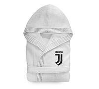 hermet Juventus 9632 090 2131 Accappatoio, 100% Cotone, Bianco, 37x48x10 cm