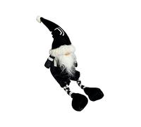 hermet Juventus F.C, Gnomo Natalizio, Gnomo Decorazione Natalizia, Bianco e Nero, Altezza 57 cm, Prodotto Ufficiale Juventus