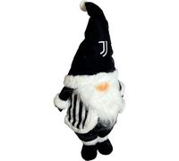 hermet Juventus F.C, Gnomo Natalizio, Gnomo Decorazione Natalizia, Bianco e Nero, Altezza 57 cm, Prodotto Ufficiale Juventus