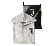 hermet Juventus FC, Accappatoio in Microfibra Tinta Unita, Bianco, Salvaspazio, Taglia 8/10 Anni, Prodotto Ufficiale