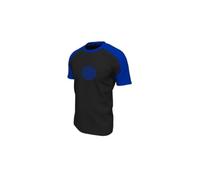 hermet Maglia Inter Uomo, T-Shirt Sportiva con Logo, Nero e Blu, 100% Cotone, Prodotto Ufficiale (C10I002) (IT, Testo, S, Regular, Regular, Nero)