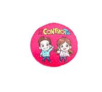 hermet ME CONTRO TE, Cuscino Sagomato, 40x40, Prodotto Ufficiale