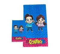 hermet Me Contro Te | Set Spugna Asciugamano + Ospite | 100% Cotone