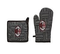 hermet Milan 52601002111 Set Barbecue, Cotone, Nero, 18 x 30 x 1 cm