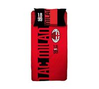 Completo lenzuola A.C. Milan Ufficiale - 1 Posto Letto Singolo