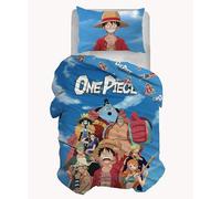 hermet One Piece Set Copripiumino Singolo in Cotone, Parure Copripiumino, Sacco + Federa, 100% Cotone, Prodotto Ufficiale, (Non Contiene Lenzuolo Sotto Con Angoli)