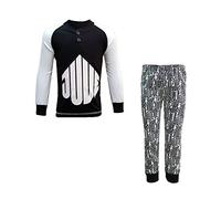 hermet Pigiama Bambino in Cotone Juve Prodotto Ufficiale Juve Art. JU16052 (4, Nero)