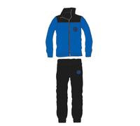 hermet Pigiama Inter, in Pile, Maglia Maniche Lunghe Pantalone, Pigiama Inter per Bambino o Ragazzo, Full Zip, Nero, Taglia 14 Anni