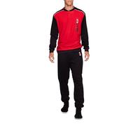 hermet Pigiama Interlock Serafino Milan, 100% Cotone, per Adulto, Unisex, Taglie dalla S alla 2XL, Prodotto Ufficiale