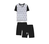 hermet pigiama uomo corto in cotone mezza manica JUVENTUS art. J10 3000 (grigio, M)