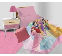 hermet Principesse, Copriletto Trapuntato Letto Singolo Primaverile Per Bambini, Trapunta Primaverile letto singolo, Copriletto Mezza Stagione Tapuntato, 100% Microfibra, Prodotto Ufficiale