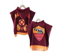 hermet Roma 8916 020 2140 Poncho in Spugna, 100% Cotone, Giallo/Rosso, 50 x 50 x 1 cm