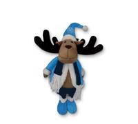 hermet S.S.C. Napoli, Renna Natalizia, Decorazione Natale, Altezza 34 cm, Idea Regalo, Prodotto Ufficiale
