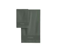 hermet Set Asciugamani Bagno Ferre', 2 Pezzi, Viso 60x100 + Ospite 40x60, 100% Cotone