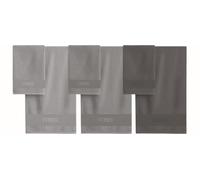 hermet Set Asciugamani Bagno Ferre', 6 Pezzi, 3 Asciugamani Viso 60x100 + 3 Asciugamani Ospite 40x60, 100% Cotone