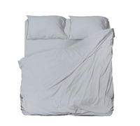 hermet Set Lenzuolo Matrimoniale Microfibra, Grigio, Completo Letto, Lenzuolo Sopra, Lenzuolo Con Angoli, Coppia Federe, Winner