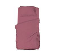 hermet Set Lenzuolo Una Piazza e Mezza Microfibra, Malva, Completo Letto, Lenzuolo Sopra, Lenzuolo Con Angoli, Federa, Winner