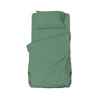 hermet Set Lenzuolo Una Piazza e Mezza Microfibra, Salvia, Completo Letto, Lenzuolo Sopra, Lenzuolo Con Angoli, Federa, Winner