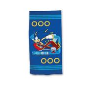 Sonic Telo Bagno e Mare in Spugna di Cotone Blu