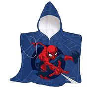 hermet Spiderman/Poncho In Spugna / 100% Cotone / 60x60 / Prodotto Ufficiale