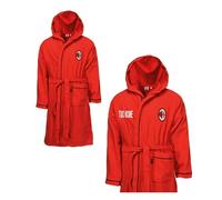 HERMET SRL Accappatoio Milan Ufficiale Microspugna Adulto Bambino Personalizzabile