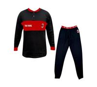 HERMET SRL Pigiama Milan Ufficiale Adulto Bambino Personalizzabile