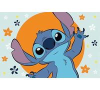 hermet Tappeto con Antiscivolo Stitch per Cameretta, Stampa Digitale, Misura cm.80x120, Pesonaggi Disney Marvel