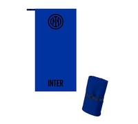 hermet Telo in Microfibra 80x160 cm Inter - Asciugamano Ufficiale Nerazzurro per Mare, Piscina, Palestra e Viaggio con Fascetta Elastica, Leggero e Asciugatura Rapida