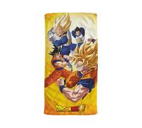 hermet, Telo Mare Dragon Ball, 70x140 cm, Asciugamano da Spiaggia o Piscina, 100% Morbido Cotone, Pratico e Leggero