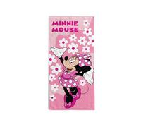 hermet Telo Mare Minnie, 70x140 cm, Asciugamano da Spiaggia o Piscina, 100% Morbido Cotone, Pratico e Leggero