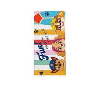 hermet, Telo Mare Paw Patrol, 70x140 cm, Asciugamano da Spiaggia o Piscina, 100% Morbido Cotone, Pratico e Leggero