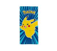 hermet, Telo Mare Pokémon, 70x140 cm, Asciugamano da Spiaggia o Piscina, 100% Morbido Cotone, Pratico e Leggero