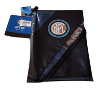 hermet Telo Sport Inter in Microfibra 90x170 con Busta portaoggetti utile per Piscina o Spiaggia