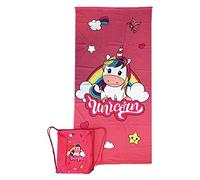 hermet Unicorno/Telo Mare Con Zaino Sacca / 70x140 / Fastdry