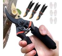 Hermhoffer Gardenslicer Pro | Forbici da giardino ad alte prestazioni per rami fino a 3 cm, forbici da giardino per il giardinaggio, forbici per taglio preciso di rami, rami e fiori, forbici
