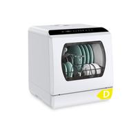 Hermilux Mini Lavastoviglie da Tavolo 5 Coperti Lavaggio a 75°C Baby Care 5L