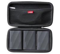 HERMIT SHELL Custodia rigida da viaggio per SSD portatile Samsung T9 SSD portatile 4 TB/2 TB/1 TB, USB 3.2 unità a stato solido esterna (per 3 dischi rigidi)