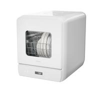 Hermitlux Lavastoviglie Portatile 6+1 Programmi di Lavaggio, 5 Coperti e Serbatoio dell'Acqua da 5L