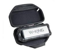 Hermitshell Custodia rigida da viaggio per altoparlante Bluetooth W-King, 90 W massimo, altoparlanti portatili Bluetooth wireless IPX6, altoparlante esterno impermeabile (nero)