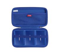 Hermitshell Custodia rigida da viaggio per Samsung T7/T7 Touch SSD portatile 1TB 2TB 500GB USB 3.2 unità a stato solido esterna (custodia per 3 hard disk, blu zaffiro)