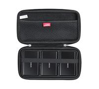 Hermitshell - Custodia rigida da viaggio per SSD portatile Samsung T7/T7 Touch, 1 TB, 2 TB, 500 GB, USB 3.2, unità a stato solido esterna (custodia per 3 hard disk, nero)