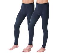 HERMKO 3540 Confezione da 2 Mutande Lunghe Uomo Long Johns (Altri Colori), Farbe:Marino, Größe Herren:9 (XXXXL)